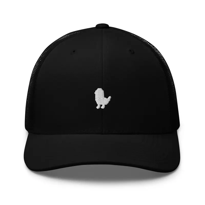 Subtle 2" x 2" White Logo - Trucker Hat